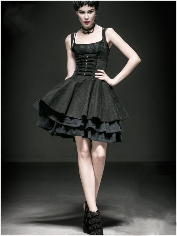 Kleid 'Rebella' | Kleider - kurz | Gothickleidung - Damen ...