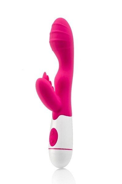 Rabbit-Vibrator gerillt - pink