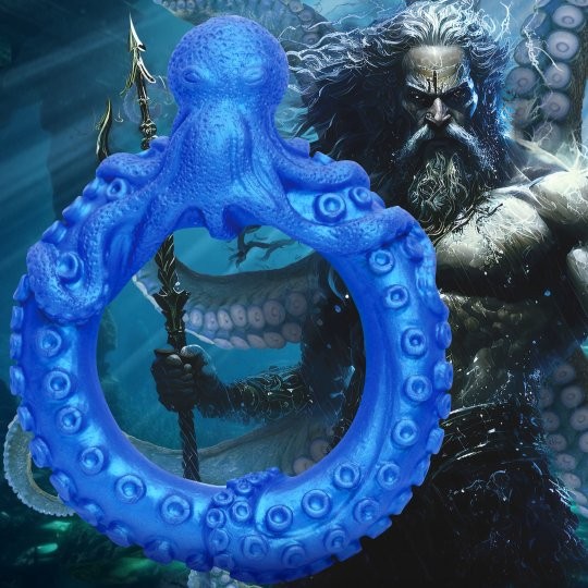 Silikon Cock Ring "Poseidons Krake"