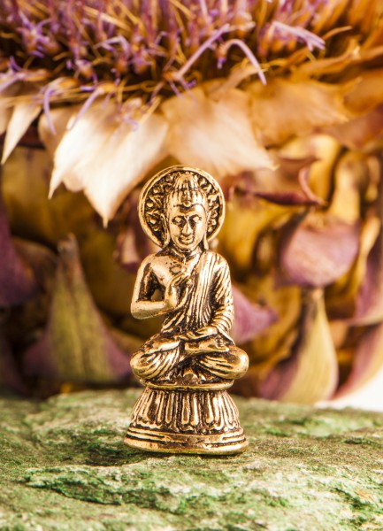 Blessing Buddha miniature figure