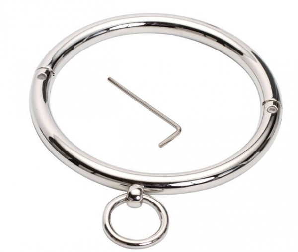 Metall Halsband mit Ring