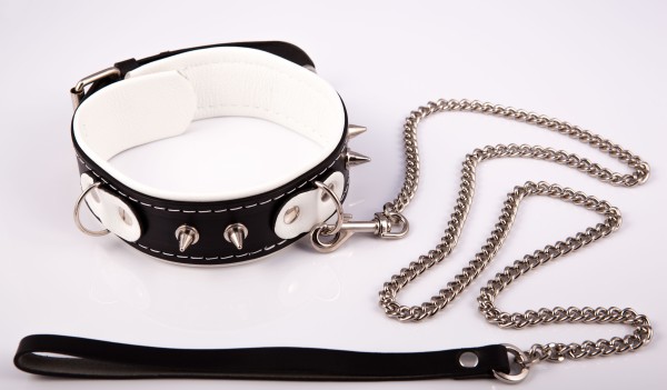 Slave collar with leash