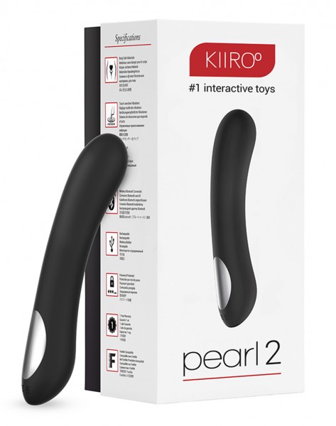 KIIROO Pearl 2 - Interaktiver G-Spot-Vibrator - Schwarz
