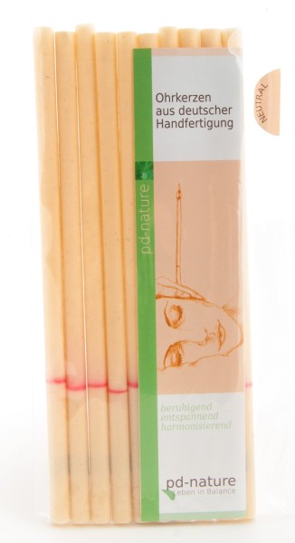 Ear candles neutral pack of 10
