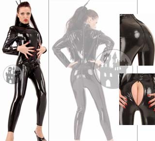 Latex Catsuit without Hands & Feet