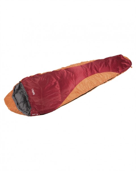 Mumienschlafsack zweifarbig mit Tasche