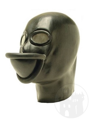Latex Maske mit Urinal