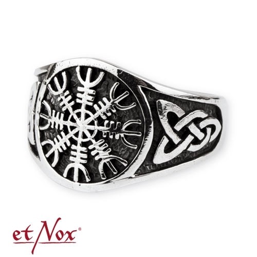 Ring mit altnordischen Schutzsymbol