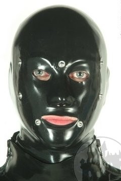 Latex Maske für Männer, anatomisch mit RV