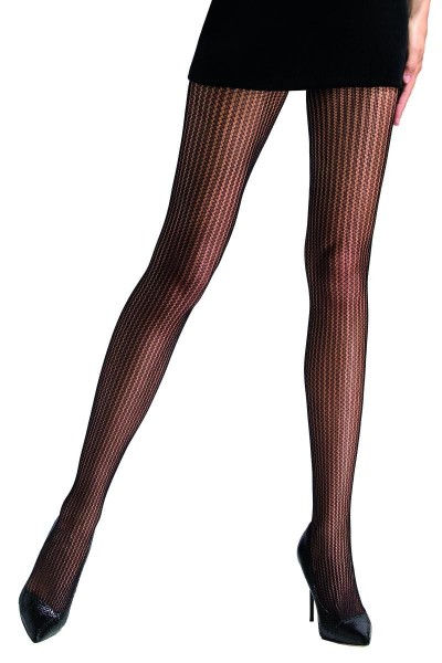 Fishnet tights with pattern