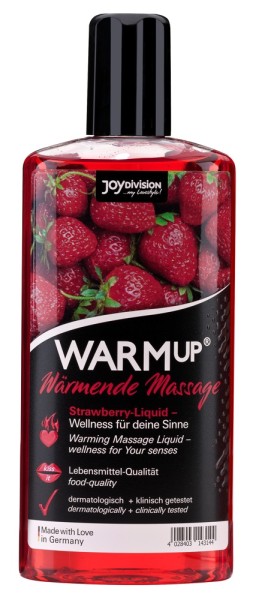 Warm-up Massageöl - Erdbeere