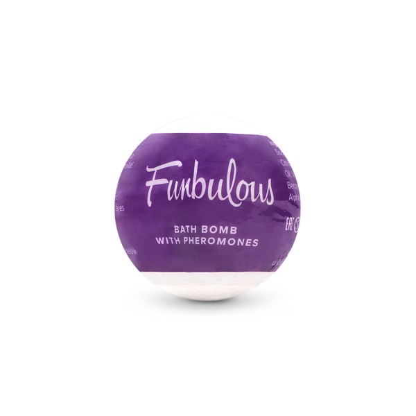Bath bomb with pheromones Fun purple