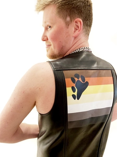 Leather Muscle Vest