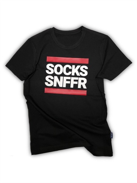Translate the following text or term: T-Shirt 'Socks Snffr'