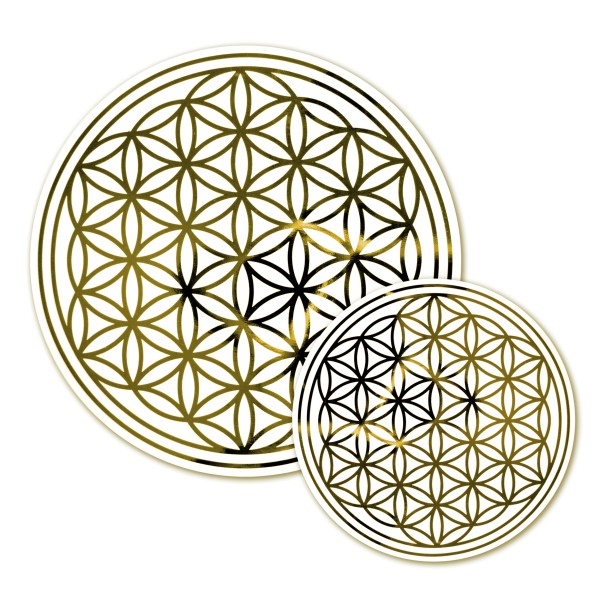 Flower of Life - sticker 28 cm removable