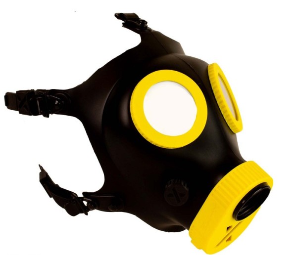 Heavy Yellow Rubber Mask