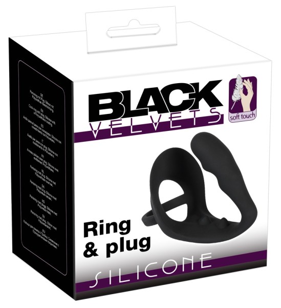 Black Velvets Ring Plug