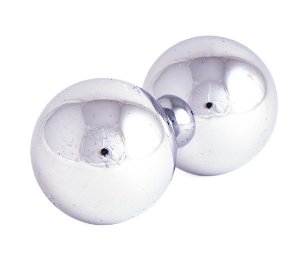 Sound balls silver-colored