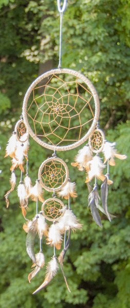 Dream catcher with feathers
