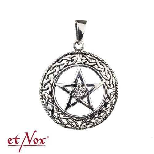 Silberanhänger 'Keltisches Pentagramm'