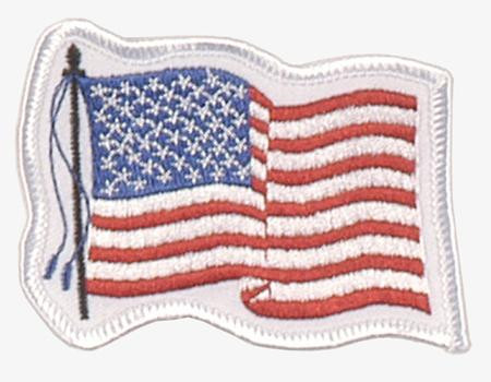 Stoffabzeichen 'wehende Flagge U.S.A'