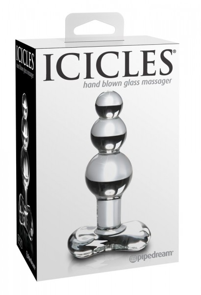 Icicles hand blown Anal Plug - Verpackung