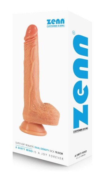 Super Soft Realistic Dual Density Dick approximately 19.5 cm