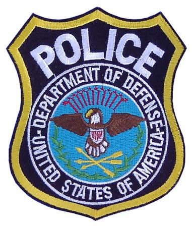 Stoffabzeichen 'U.S. Polizei des Verteidigungsministeriums'