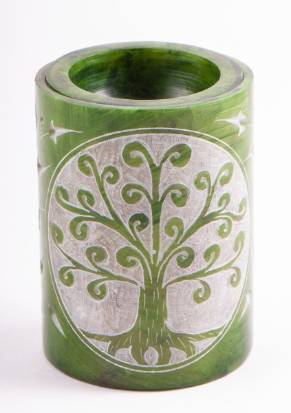 Green Aromatherapy Lamp Cylinder Yggdrasil