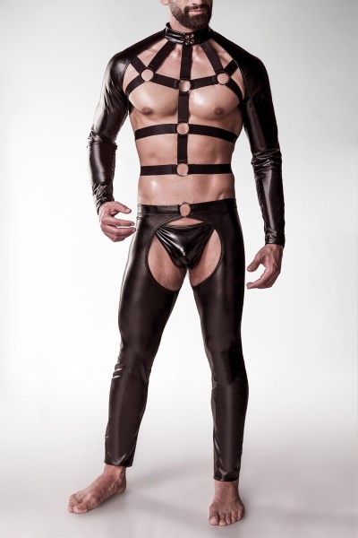 Faux Leather Harness Set