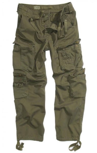 Airbone Vintage Trousers (Farbe: Schwarz, Grösse: L)