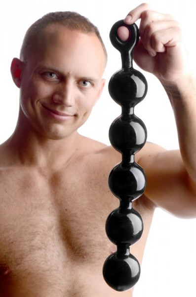 Giant Anal Beads 'Black Balls'