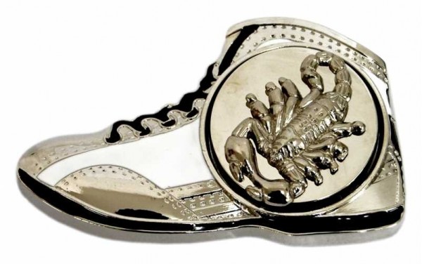 Gürtelschnalle - Shoe with Scorpion