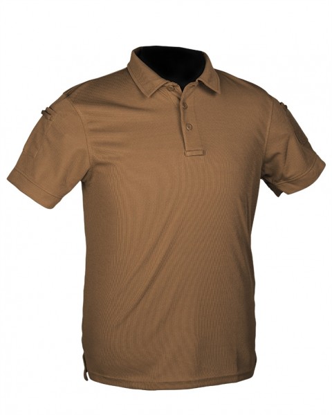 Poloshirt Tactical Quick Dry 1/2 Arm coyote