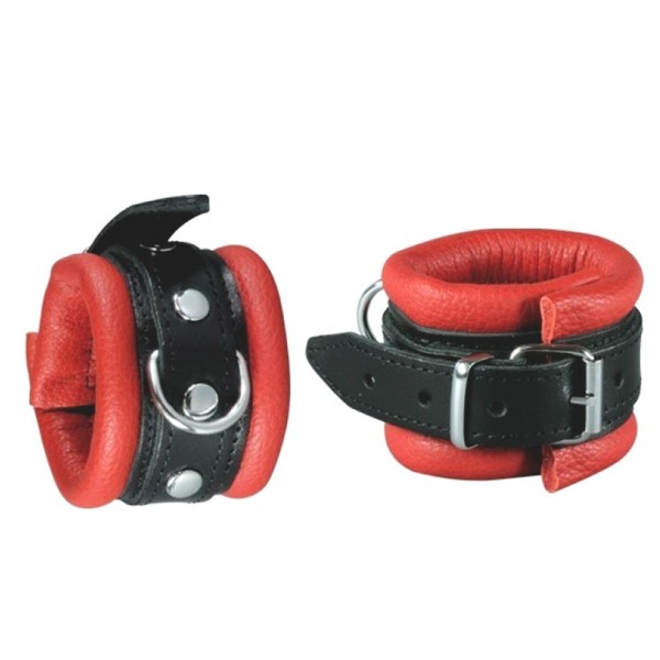 Red leather restraint