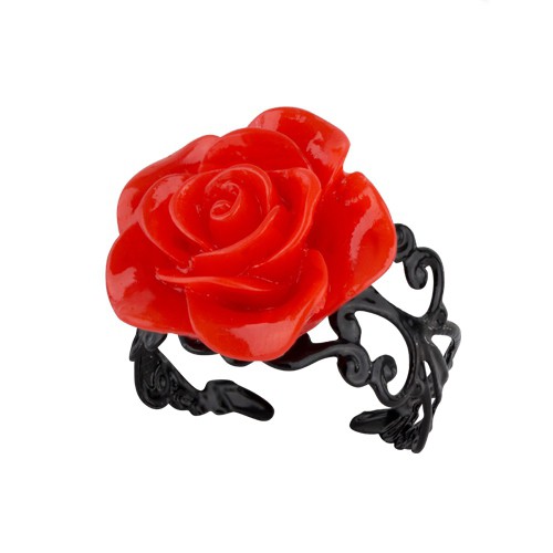 Ring 'Red Rose' verstellbar
