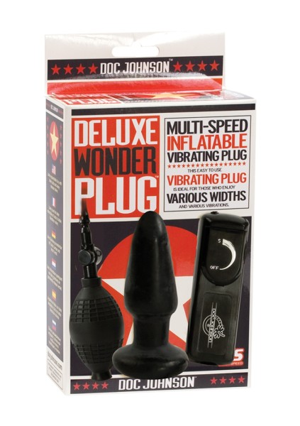 Deluxe Wonder - Butt Plug - Black