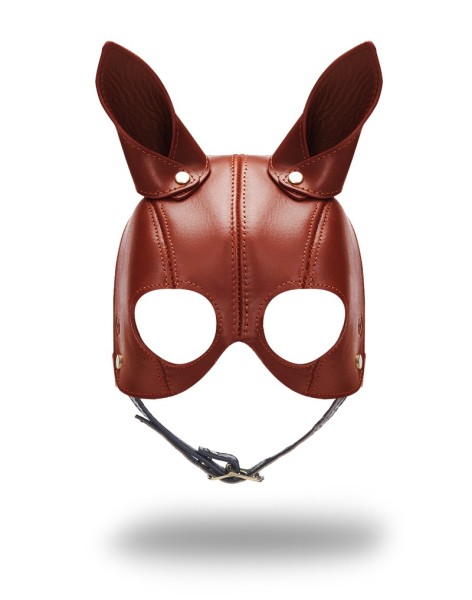 Leather mask with ears