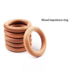 Wooden cock ring