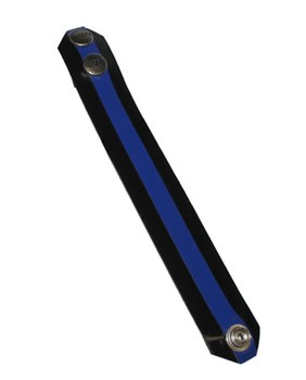 Latex Bizepsband - 4 cm breit (Farbe: Schwarz, Grösse: S)