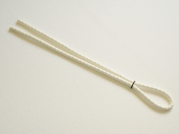 Schlag Seil gedreht 8mm weiß