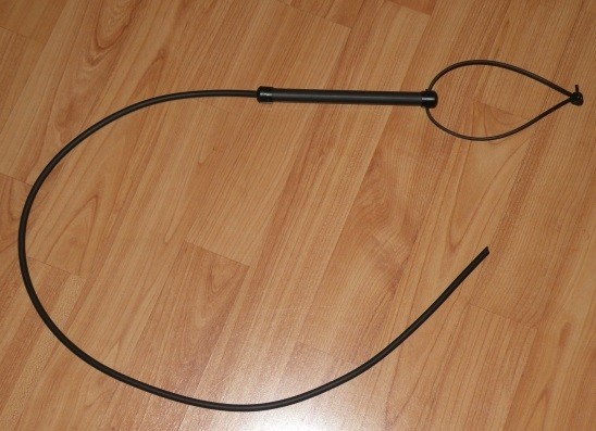 Gummipeitsche mit Gummialugriff - 100cm