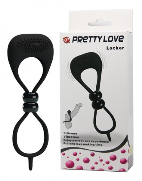 Pretty Love Locker - Vibrating Cock Ring mit Verpackung