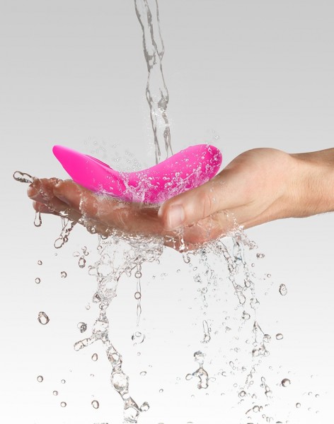 ferngesteuerter Klitoris Vibrator - pink Wasser