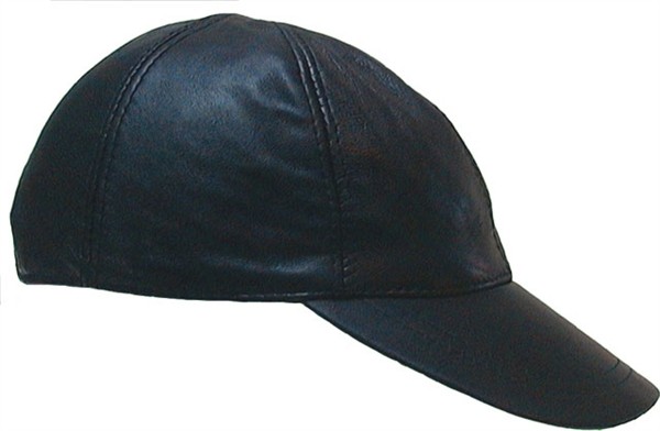 Leder Baseball-Cap