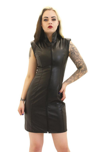 Faux leather dress 'Crawford'