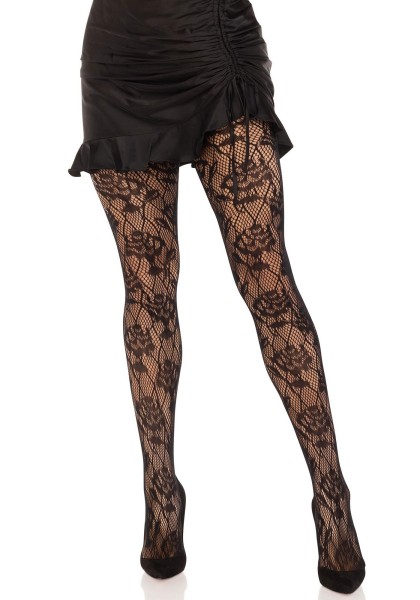 Tights in wild rose lace