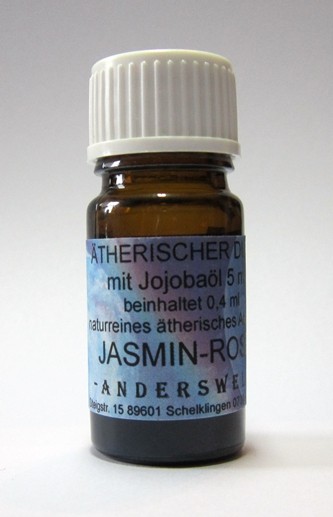 Ätherischer Duft 'Jasmin-Rose Absolue' mit Jojobaöl