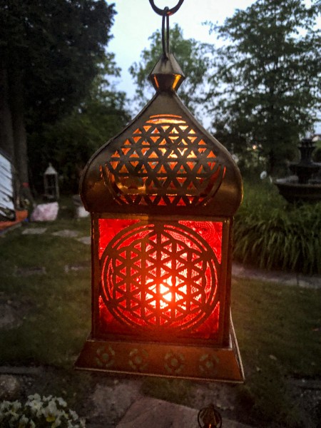 Orientalisches Licht 'Blume des Lebens'