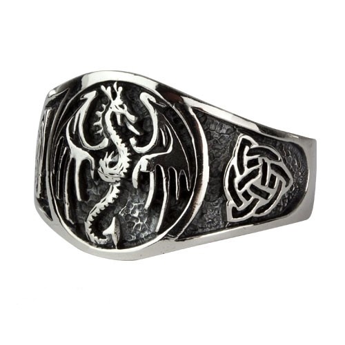 Ring "Dragon" - Edelstahl
